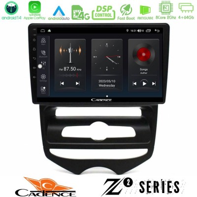 Cadence Z2 Series 8Core Android14 4+64GB Hyundai ix20 2010-2020 (MANUAL A/C) Navigation Multimedia Tablet 9
