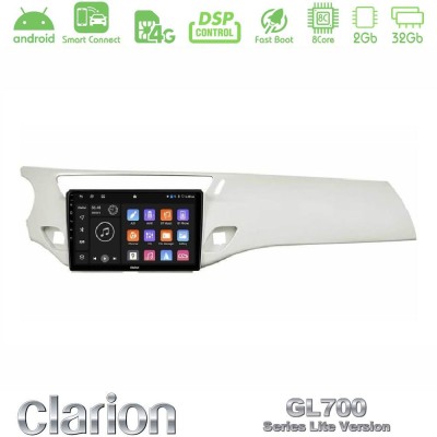Clarion GL700 Lite Series 8Core Android ClarionOS 2+32GB Citroen C3 2009-2016 Navigation Multimedia Tablet 9