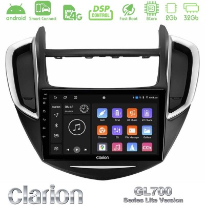 Clarion GL700 Lite Series 8Core Android ClarionOS 2+32GB Chevrolet Trax 2013-2020 Navigation Multimedia Tablet 9