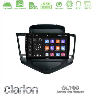 Clarion GL700 Lite Series 8Core Android ClarionOS 2+32GB Chevrolet Cruze 2009-2012 Navigation Multimedia Tablet 9