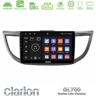 Clarion GL700 Lite Series 8Core Android ClarionOS 2+32GB Honda CRV 2012-2017 Navigation Multimedia Tablet 9