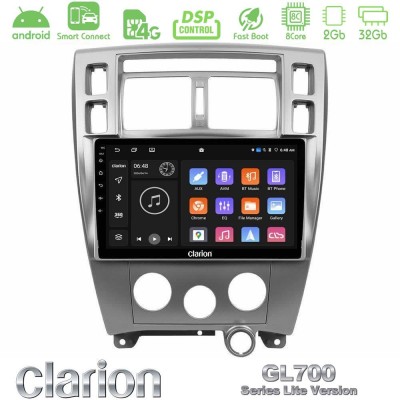 Clarion GL700 Lite Series 8Core Android ClarionOS 2+32GB Hyundai Tucson Navigation Multimedia Tablet 10