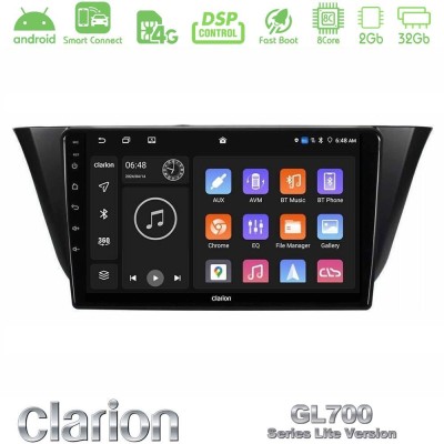 Clarion GL700 Lite Series 8Core Android ClarionOS 2+32GB Iveco Daily 2014-2025 Navigation Multimedia Tablet 9
