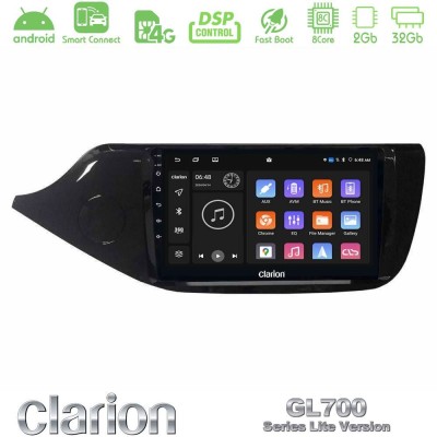 Clarion GL700 Lite Series 8Core Android ClarionOS 2+32GB Kia Ceed 2013-2017 Navigation Multimedia Tablet 9