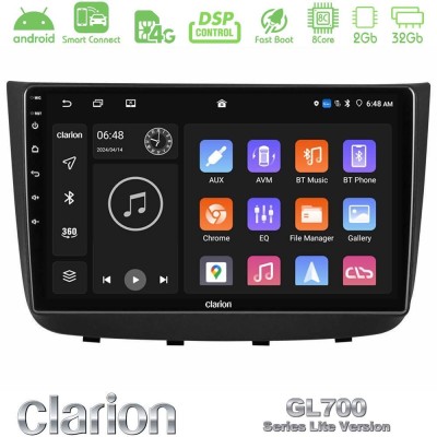Clarion GL700 Lite Series Mercedes Vito/Viano 2003-2006 8Core Android ClarionOS 2+32GB Navigation Multimedia Tablet 10