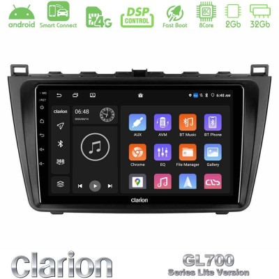 Clarion GL700 Lite Series 8Core Android ClarionOS 2+32GB Mazda 6 2008-2012 Navigation Multimedia Tablet 9