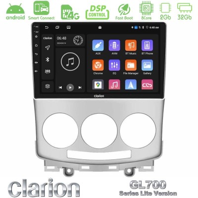 Clarion GL700 Lite Series Mazda 5 2004-2010 8Core Android ClarionOS 2+32GB Navigation Multimedia Tablet 9