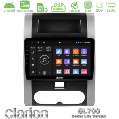 Clarion GL700 Lite Series 8Core Android ClarionOS 2+32GB Nissan X-Trail T31 Navigation Multimedia Tablet 10