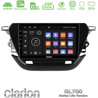 Clarion GL700 Lite Series 8Core Android ClarionOS 2+32GB Opel Corsa F 2019-2023 Navigation Multimedia Tablet 9
