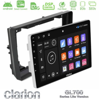 Clarion GL700 Lite Series 8Core Android ClarionOS 2+32GB Peugeot 308 2013-2020 Navigation Multimedia Tablet 9