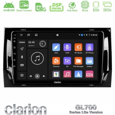 Clarion GL700 Lite Series 8Core Android ClarionOS 2+32GB Skoda Kodiaq/Karoq 2017-> Navigation Multimedia Tablet 10