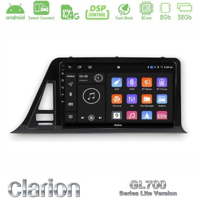 Clarion GL700 Lite Series 8Core Android ClarionOS 2+32GB Toyota CH-R RHD Navigation Multimedia Tablet 9