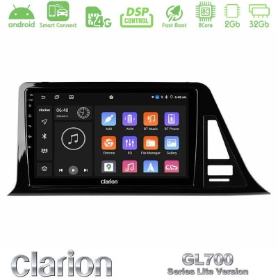 Clarion GL700 Lite Series 8Core Android ClarionOS 2+32GB Toyota CH-R Navigation Multimedia Tablet 9