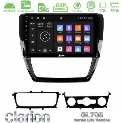 Clarion GL700 Lite Series 8Core Android ClarionOS 2+32GB VW Jetta Navigation Multimedia Tablet 10