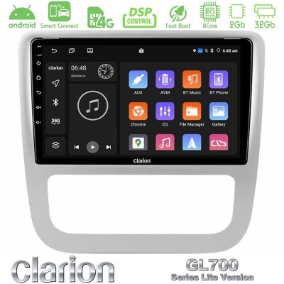 Clarion GL700 Lite Series 8Core Android ClarionOS 2+32GB VW Scirocco 2008-2014 Navigation Multimedia Tablet 9
