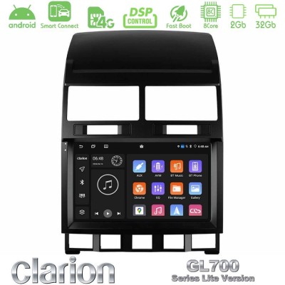 Clarion GL700 Lite Series 8Core Android ClarionOS 2+32GB VW Touareg 2002 – 2010 Navigation Multimedia Tablet 9