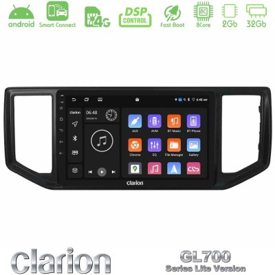 Clarion GL700 Lite Series 8Core Android ClarionOS 2+32GB VW Amarok 2017-2022 Navigation Multimedia Tablet 9