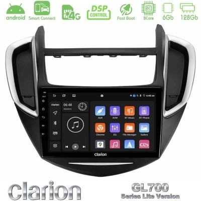 Clarion GL700 Lite Series 8Core Android ClarionOS 6+128GB Chevrolet Trax 2013-2020 Navigation Multimedia Tablet 9