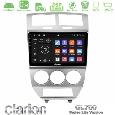 Clarion GL700 Lite Series 8Core Android ClarionOS 6+128GB Dodge Caliber 2006-2011 Navigation Multimedia Tablet 10