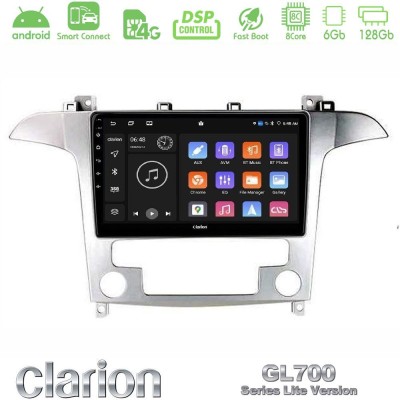Clarion GL700 Lite Series Ford S-Max 2006-2012 8Core Android ClarionOS 6+128GB Navigation Multimedia Tablet 9