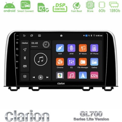 Clarion GL700 Lite Series 8Core Android ClarionOS 6+128GB Honda CR-V 2019-> Navigation Multimedia Tablet 10