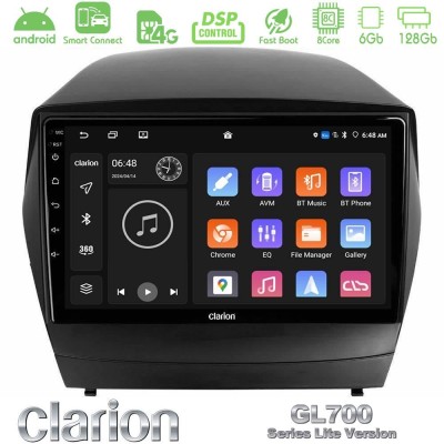 Clarion GL700 Lite Series 8Core Android ClarionOS 6+128GB Hyundai IX35 Auto A/C Navigation Multimedia Tablet 9