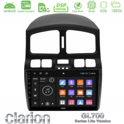 Clarion GL700 Lite Series 8Core Android ClarionOS 6+128GB Hyundai Santa Fe 2000-2006 Navigation Multimedia Tablet 9