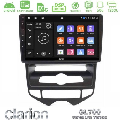 Clarion GL700 Lite Series 8Core Android ClarionOS 6+128GB Hyundai ix20 2010-2020 (AUTO A/C) Navigation Multimedia Tablet 10