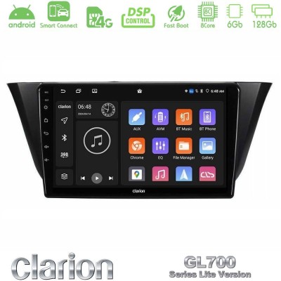 Clarion GL700 Lite Series 8Core Android ClarionOS 6+128GB Iveco Daily 2014-2025 Navigation Multimedia Tablet 9