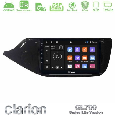 Clarion GL700 Lite Series 8Core Android ClarionOS 6+128GB Kia Ceed 2013-2017 Navigation Multimedia Tablet 9
