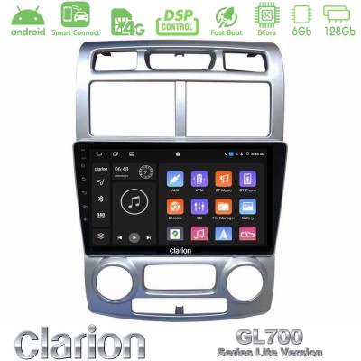 Clarion GL700 Lite Series 8Core Android ClarionOS 6+128GB Kia Sportage 2005-2008 Navigation Multimedia Tablet 9