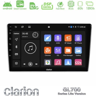 Clarion GL700 Lite Series Kia Sportage 2005-2008 8Core Android ClarionOS 6+128GB Navigation Multimedia Tablet 9