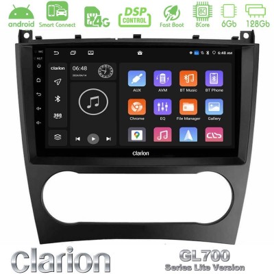 Clarion GL700 Lite Series 8Core Android ClarionOS 6+128GB Mercedes W203 Facelift Navigation Multimedia Tablet 9