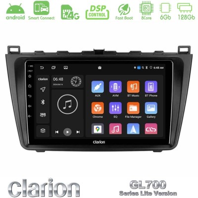 Clarion GL700 Lite Series 8Core Android ClarionOS 6+128GB Mazda 6 2008-2012 Navigation Multimedia Tablet 9