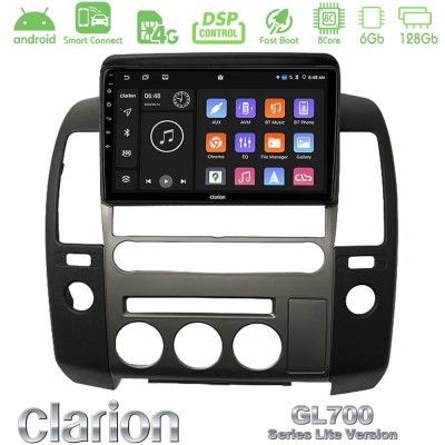 Clarion GL700 Lite Series 8Core Android ClarionOS 6+128GB  Nissan Navara D40 2006-2012 (με εργ.οθόνη) Navigation Multimedia Tablet 9