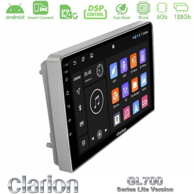 Clarion GL700 Lite Series 8Core Android ClarionOS 6+128GB Opel Astra/Corsa/Antara/Zafira Navigation Multimedia Tablet 9