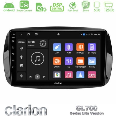 Clarion GL700 Lite Series 8Core Android ClarionOS 6+128GB Smart 453 Navigation Multimedia Tablet 9