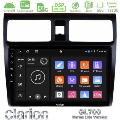 Clarion GL700 Lite Series 8Core Android ClarionOS 6+128GB Suzuki Swift 2005-2010 Navigation Multimedia Tablet 10