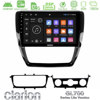 Clarion GL700 Lite Series 8Core Android ClarionOS 6+128GB VW Jetta Navigation Multimedia Tablet 10