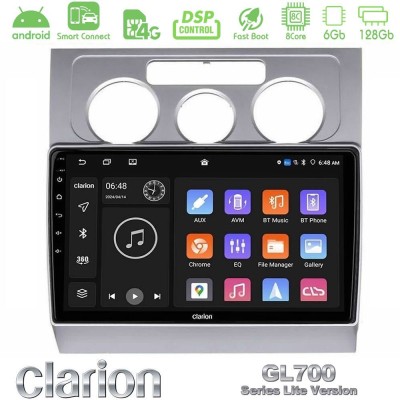 Clarion GL700 Lite Series 8Core Android ClarionOS 6+128GB VW Touran 2003-2011 Navigation Multimedia Tablet 10