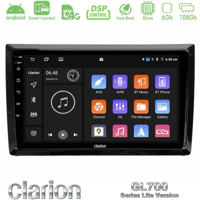 Clarion GL700 Lite Series 8Core Android ClarionOS 6+128GB VW Beetle Navigation Multimedia Tablet 9