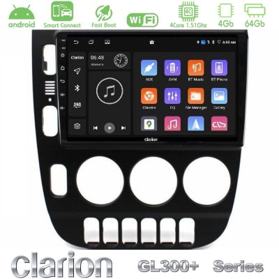 Clarion GL300+ Series 4Core Android ClarionOS 4+64GB Mercedes ML Class (W163) 1998-2005 Navigation Multimedia Tablet 9
