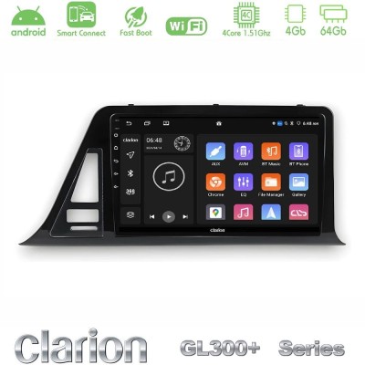 Clarion GL300+ Series 4Core Android ClarionOS 4+64GB  Toyota CH-R RHD Navigation Multimedia Tablet 9