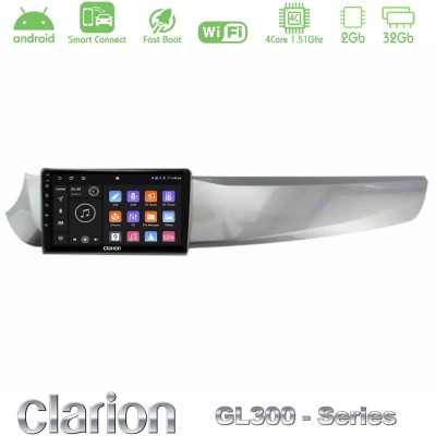Clarion GL300 Series Alfa Romeo Giulietta 2010-2014 4Core Android ClarionOS 2+32GB Navigation Multimedia Tablet 9