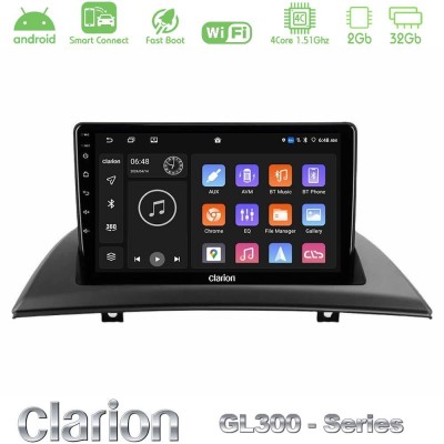 Clarion GL300 Series 4Core Android ClarionOS 2+32GB BMW E83 Navigation Multimedia Tablet 9