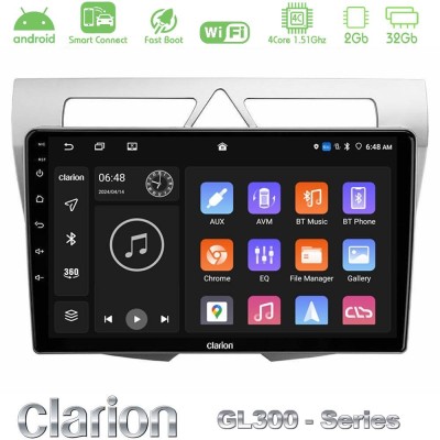 Clarion GL300 Series 4Core Android ClarionOS 2+32GB Kia Picanto Navigation Multimedia Tablet 9