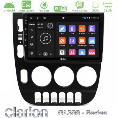 Clarion GL300 Series 4Core Android ClarionOS 2+32GB Mercedes ML Class (W163) 1998-2005 Navigation Multimedia Tablet 9
