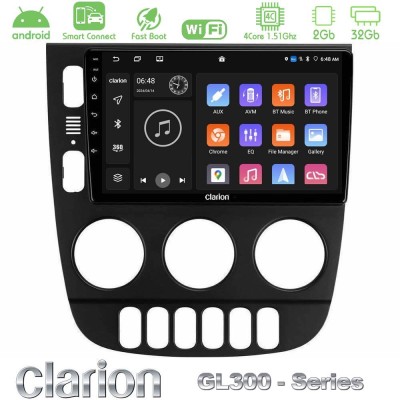 Clarion GL300 Series 4Core Android ClarionOS 2+32GB Mercedes ML Class 1998-2005 Navigation Multimedia Tablet 9