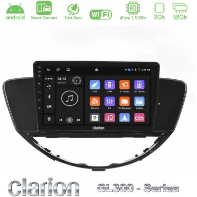 Clarion GL300 Series 4Core Android ClarionOS 2+32GB Subaru Tribeca 2007-2014 Navigation Multimedia Tablet 9
