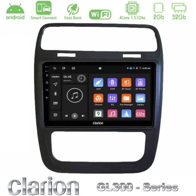 Clarion GL300 Series 4Core Android ClarionOS 2+32GB VW Scirocco 2014 – 2017 Navigation Multimedia Tablet 9